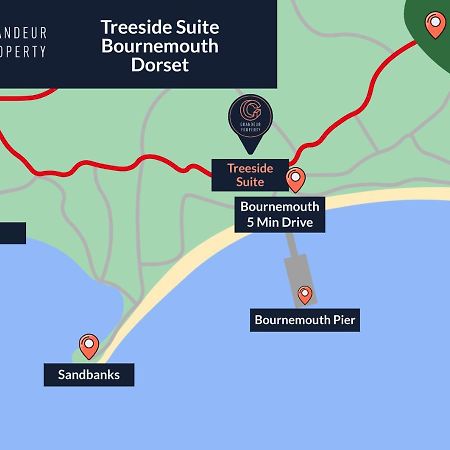 Treeside Suite By Grandeur Property Bournemouth Ngoại thất bức ảnh